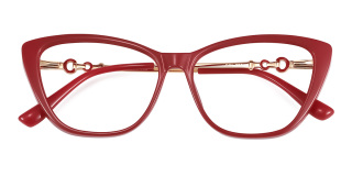 red Eyeglasses