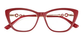 red Eyeglasses