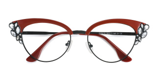 red Eyeglasses