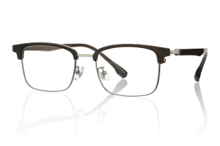 brown_silver Eyeglasses