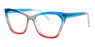 Blue Eyeglasses 80298A