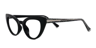 Black Eyeglasses 83291A