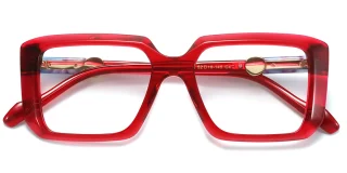 red Eyeglasses