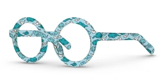 blue_floral Eyeglasses