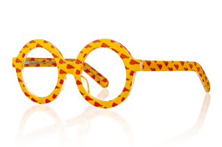 yellow_floral Eyeglasses