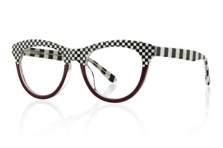white_brown Eyeglasses