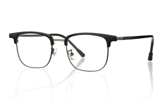 Black_silver Eyeglasses 86119C