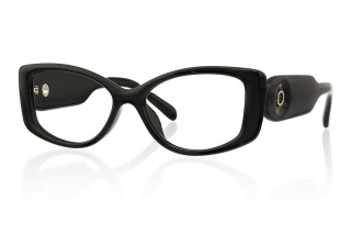 black_silver Eyeglasses