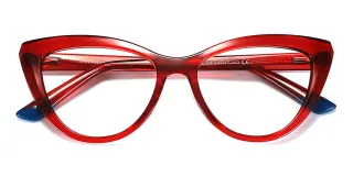 red Eyeglasses