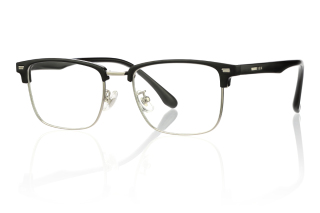 black_silver Eyeglasses