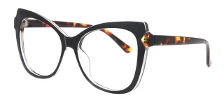 Black Eyeglasses 93385A