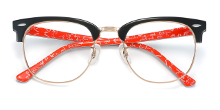 red Eyeglasses