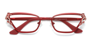 red Eyeglasses