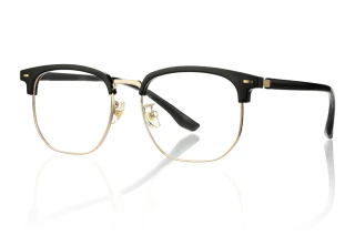 Black_gold Eyeglasses 95218B