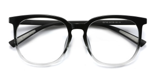 black_clear Eyeglasses