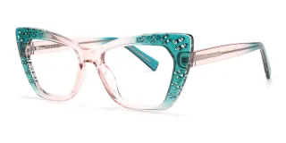 Green Eyeglasses 96473B