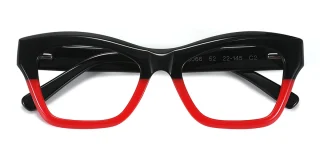 black_red Eyeglasses