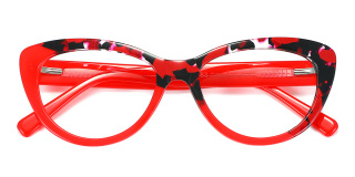 red Eyeglasses