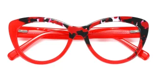 red Eyeglasses