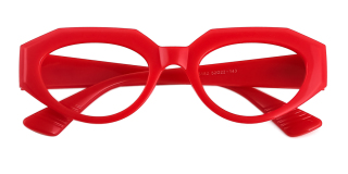 red Eyeglasses