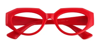 red Eyeglasses