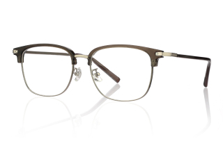 brown_silver Eyeglasses
