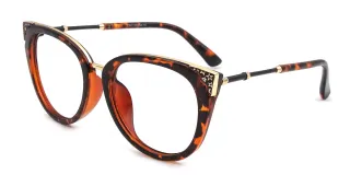 Tortoiseshell Eyeglasses 98047B